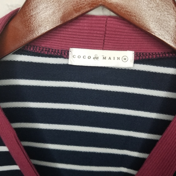 Coco & main cardigan button stripe - Picture 3 of 3